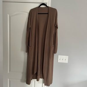 Brown Lululemon Lunar Lengths Cardigan